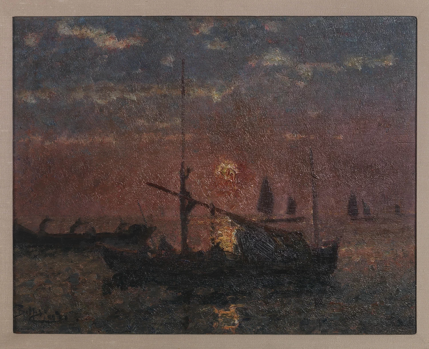 Tramonto in laguna